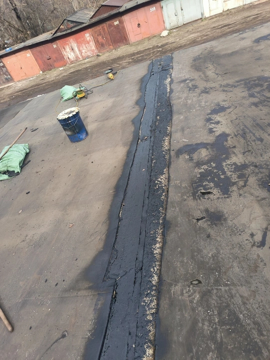 Локальный ремонт кровли гаража и устранение протечек крыши